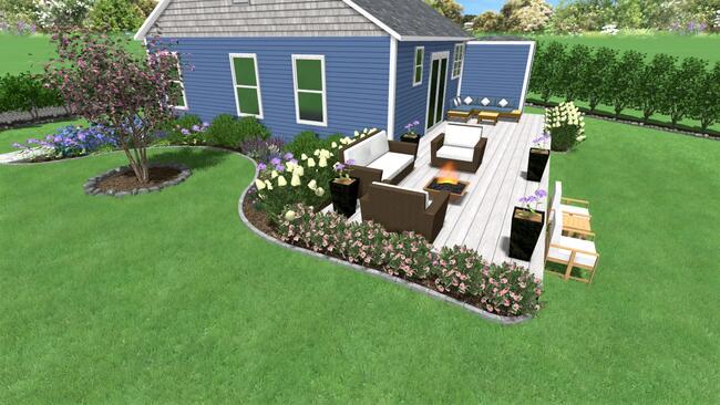 Beautiful backyard design